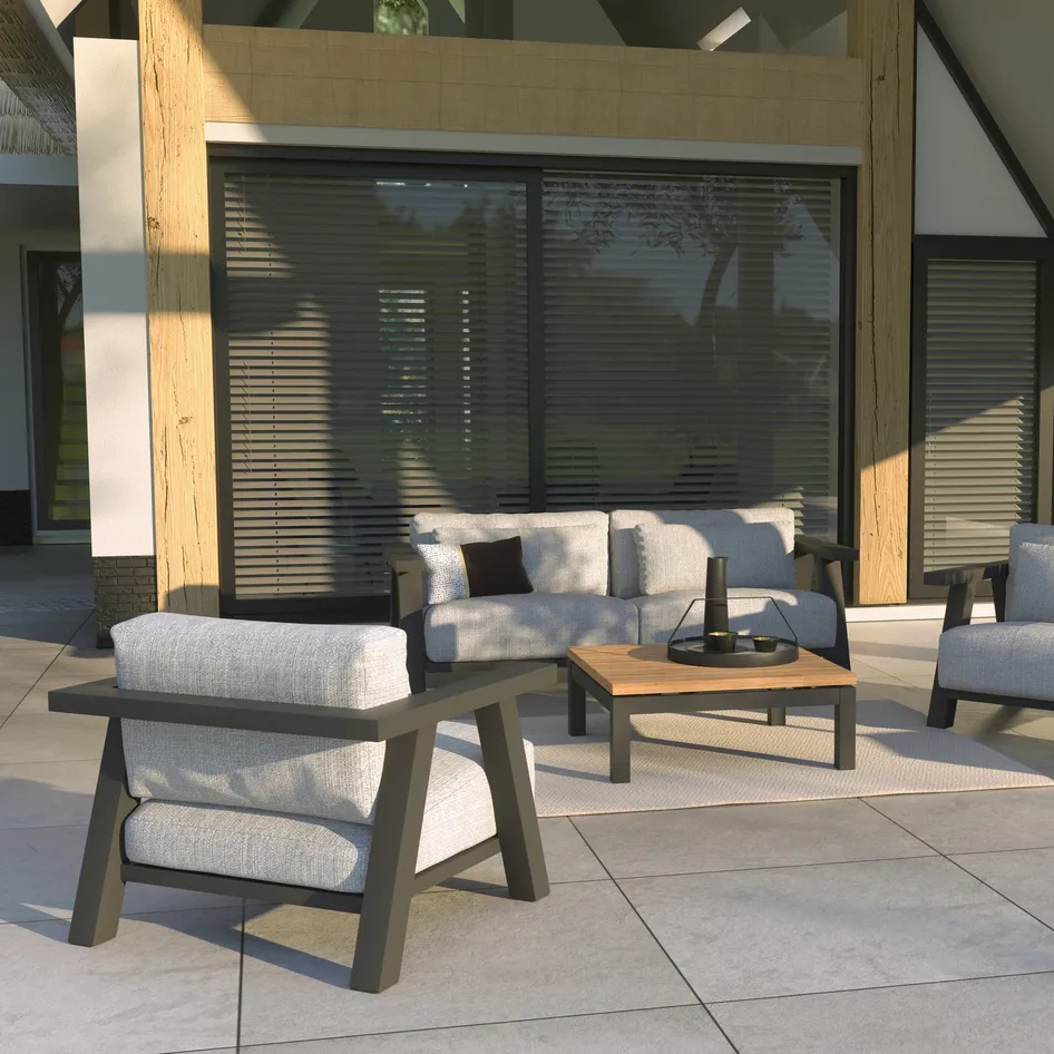 Iconic lounge set with Capitol table