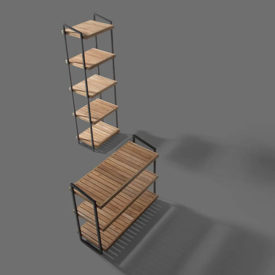 Rack 0003 4 SO Racks low en high grey background