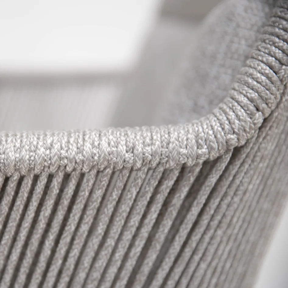 Valencia 0000 213727 Valencia dining chair frozen rope detail 019