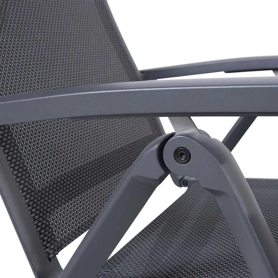 Cadiz reclining chair anthracite detail 01