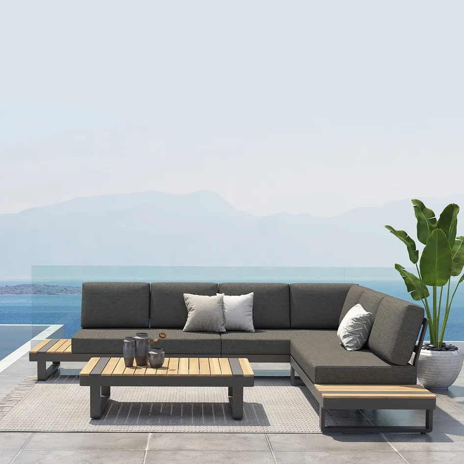 Amari modular lounge set with platforms Left and Righ and coffeetable 02