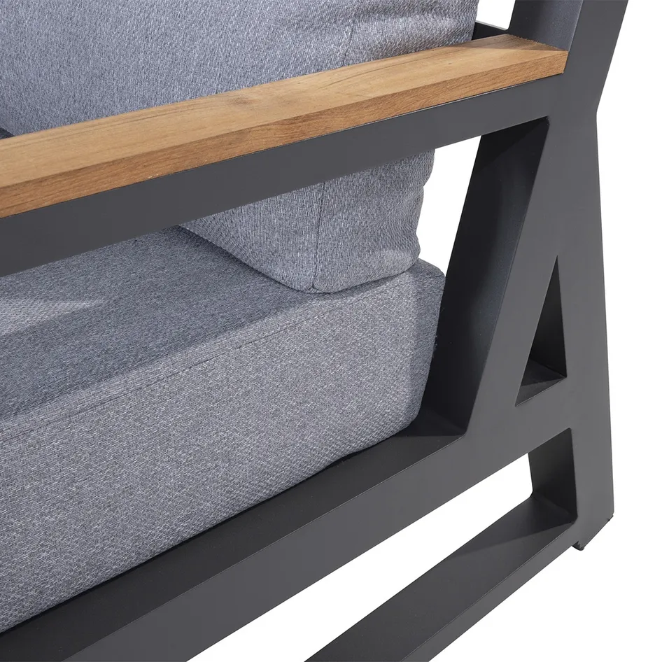 Gigi modular lounge set anthracite detail 04