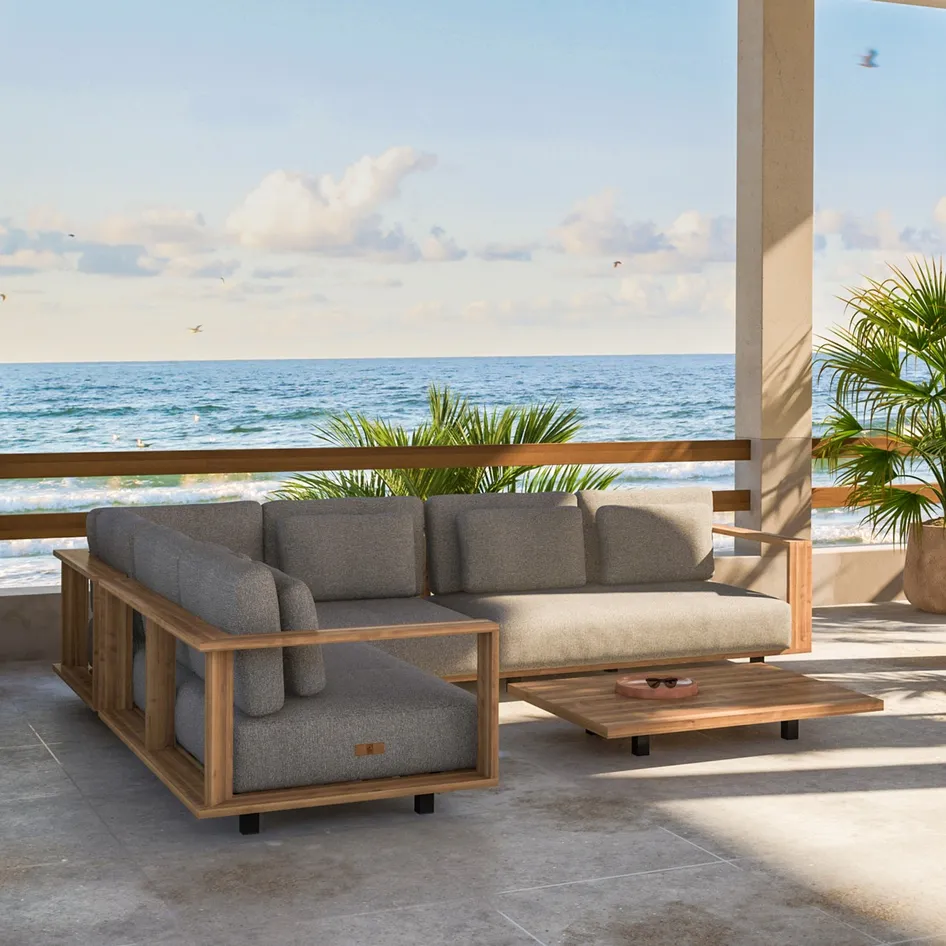 Eternity modular living set with Metropolitan table outdoor 01