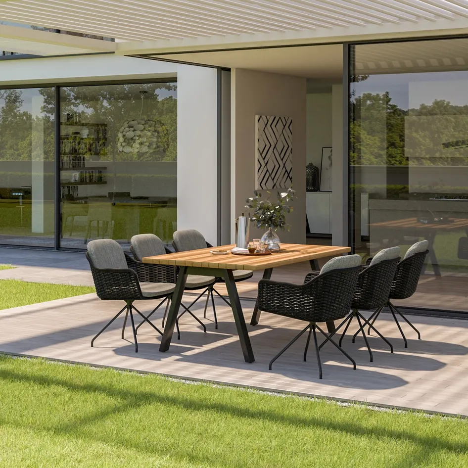 Focus anthracite with Ambassador table outdoor 01
