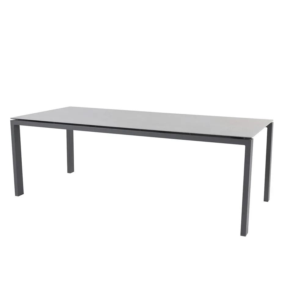 Lafite dining table ceramic top Anthracite 220x95 cm 01