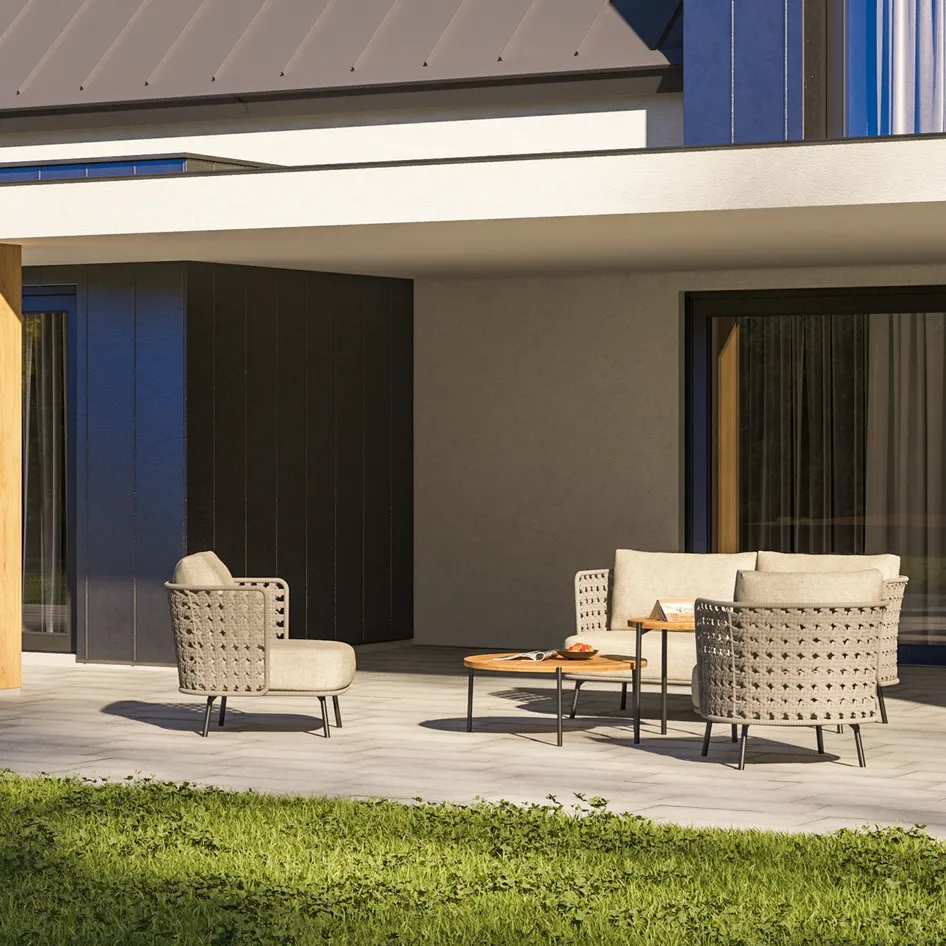 Palacio lounge set with Yoga tables outdoors 01