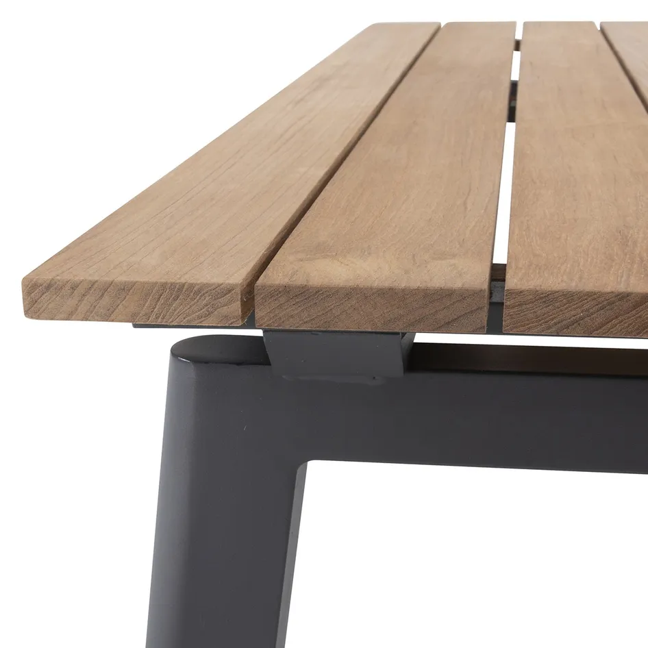 Ravenna coffeetable teak anthracite detail 02