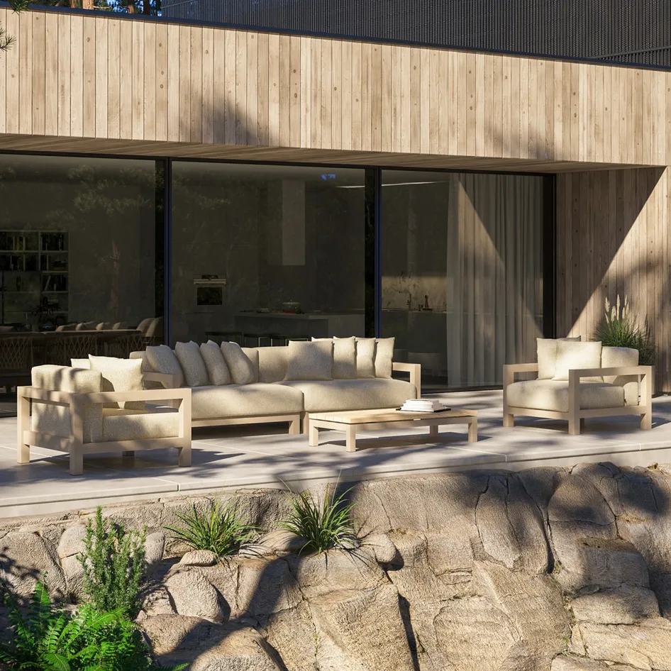 Raffinato living set with Capitol table outdoor 01