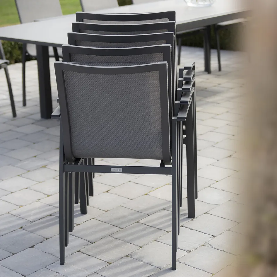 Torino Premier extending table Matt Carbon DETAIL 01