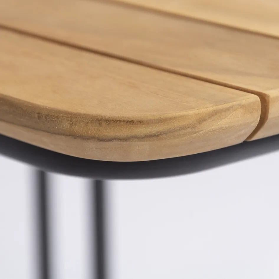 Verdi support table teak detail 01
