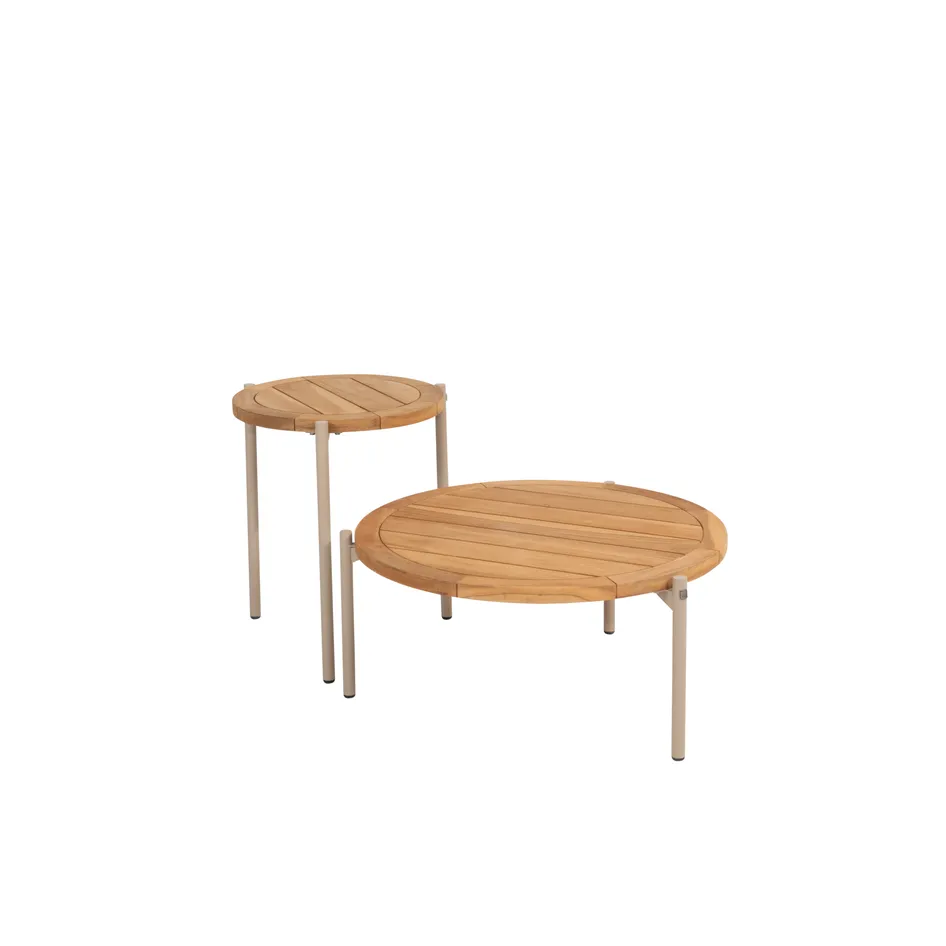 214093 214094 Yoga coffee tables Latte 73cm and 45cm 01