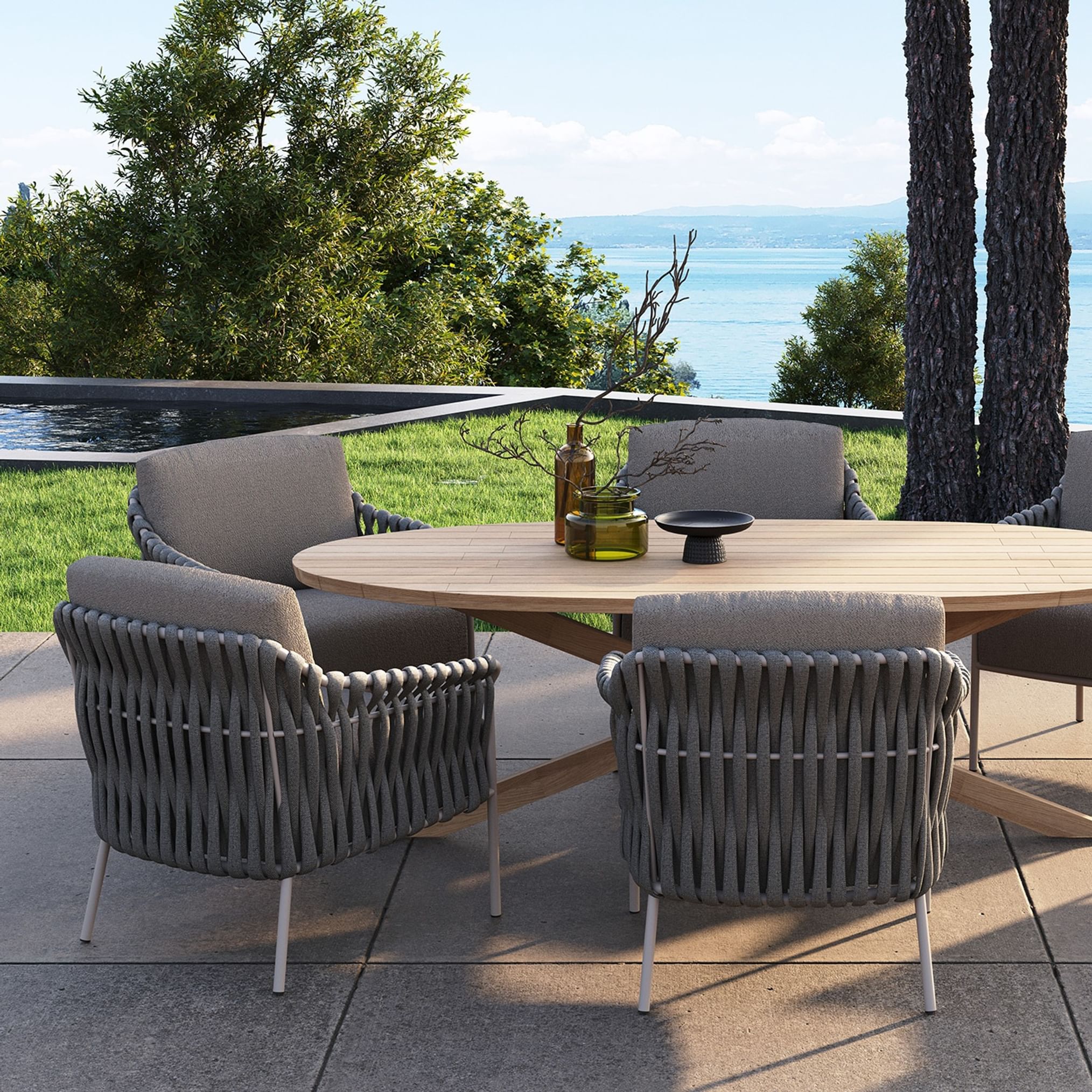 Comino low dining set