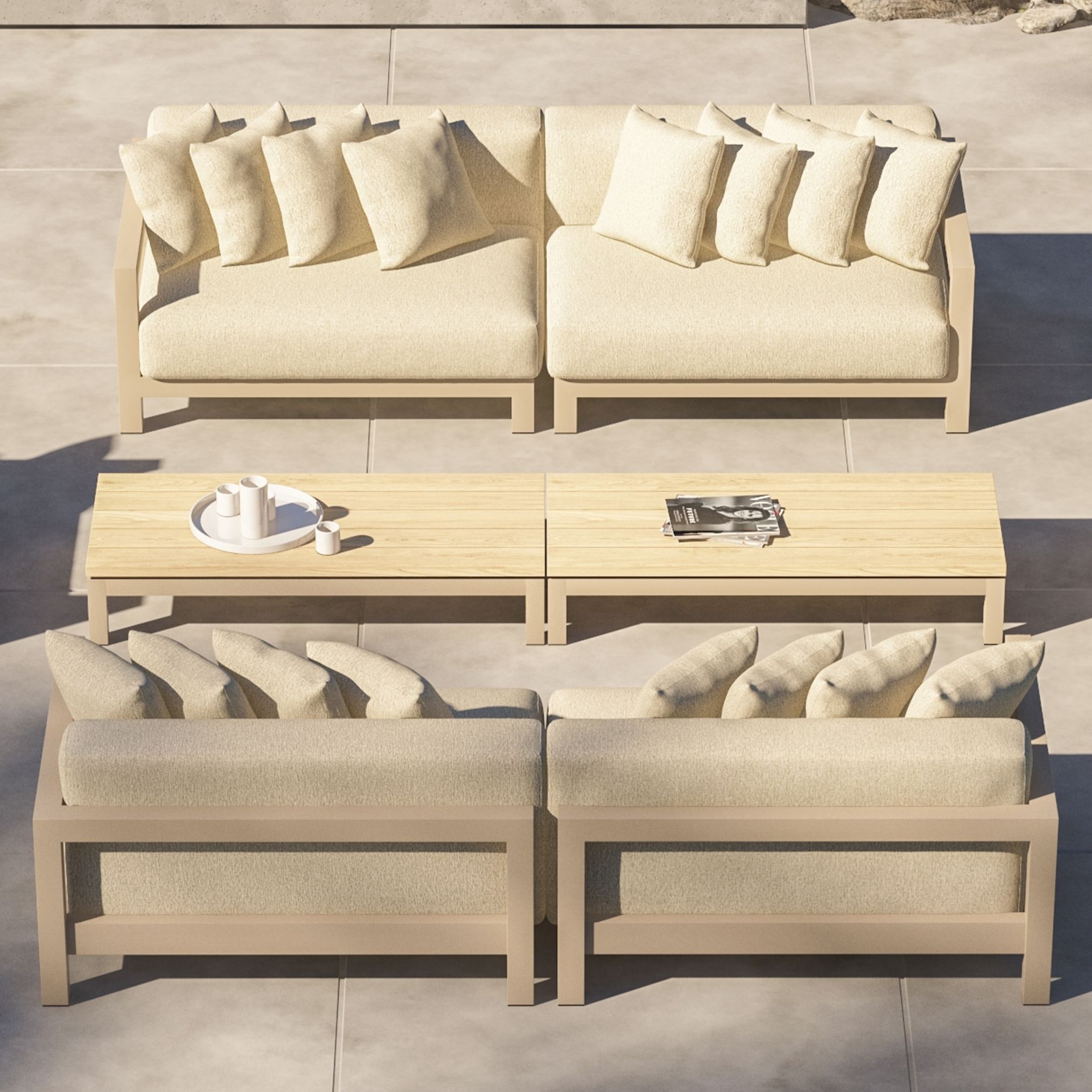 UK Raffinato lounge bank